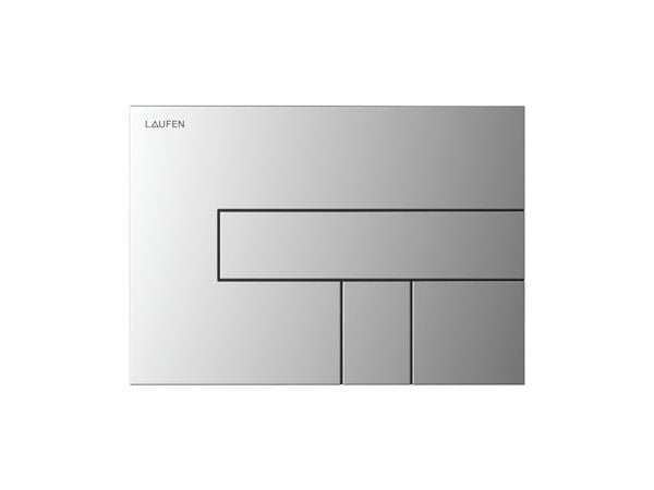 Laufen LIS AW100 betjeningsplade med duoskyl krom