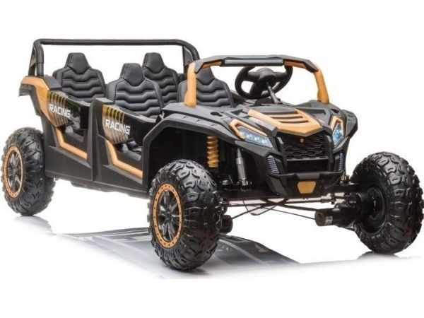 Lean Cars elbil buggy på batteri A033 4x4 24V, gul