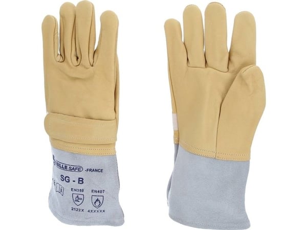 KS Tools 117.0142, Isolerende hansker, Beige, Grå, 8/9, Vanntett, 1 stykker, 2 stykker