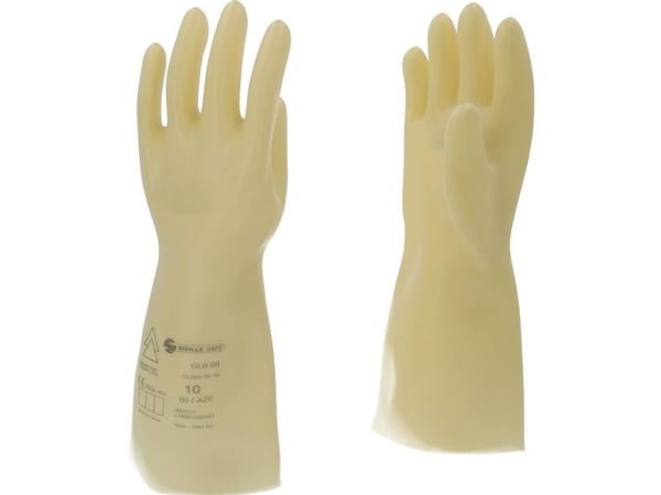 KS Tools 117.0048, Isolerende hansker, Hvit, Voksen, Hankjønn, UV-resistens, Latex