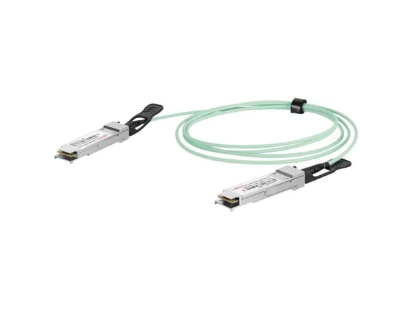 DIGITUS - Direkte 100GBase-koblingskabel - QSFP28 til QSFP28 - 10 m - fiberoptisk - dupleks - SFF-8431/SFF-8432 - Active Optical Cable (AOC)