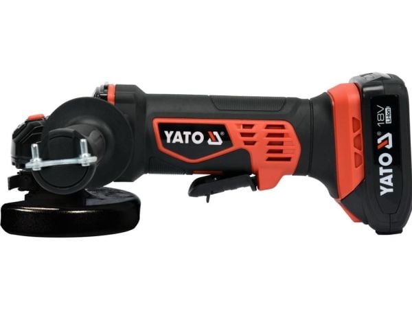 Yato YT-82826, 10000 RPM, 12,5 cm, Batteri, 2 Ah, 1,5 kg