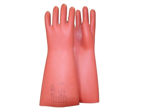 KS Tools 117.0008, Isolerende hansker, Rød, Voksen, Hankjønn, UV-resistens, Latex