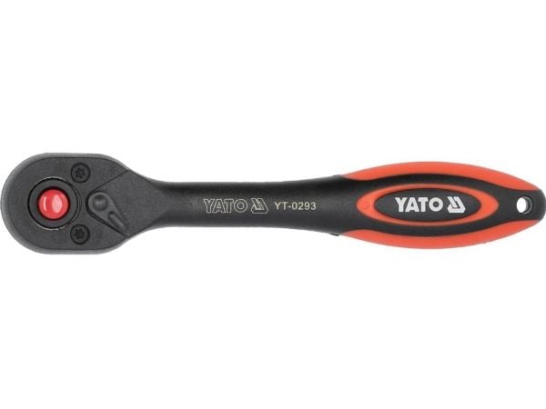 Yato YT-0293, Kromvanadiumstål, 1 stykker, Sort, Rød, Sort, Rød, 1/4"