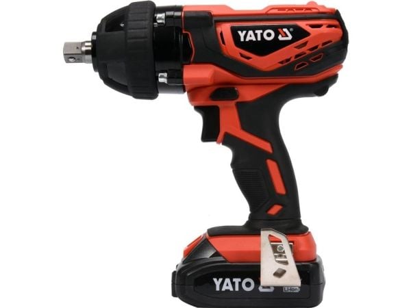 Yato YT-82804, Slagtrekker, Børsteløs, Sort, Oransje, III, IP20, 1/2"