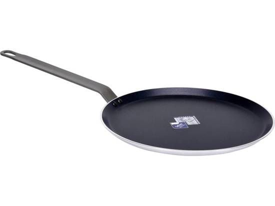 Yato YG-00153, Rund, Pannekakepanne, Sort, Rustfritt stål, Teflon Platinum Plus, 250 °C, Aluminium