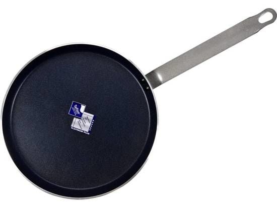 Yato YG-00153, Rund, Pannekakepanne, Sort, Rustfritt stål, Teflon Platinum Plus, 250 °C, Aluminium