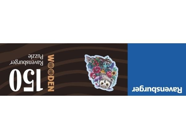 Träpussel mystisk uggla