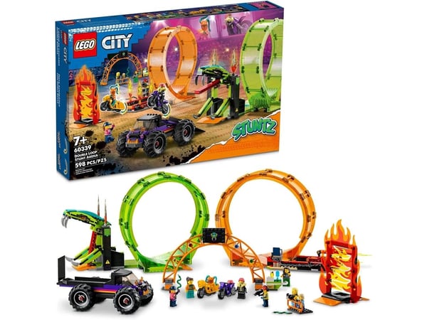 LEGO City 60339 Stuntarena med to looper