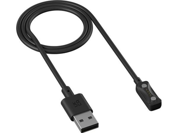 Polar Charge 2.0 - Ladekabel for smartarmbåndsur - USB hann til 4-stiftskontakt magnetisk - svart