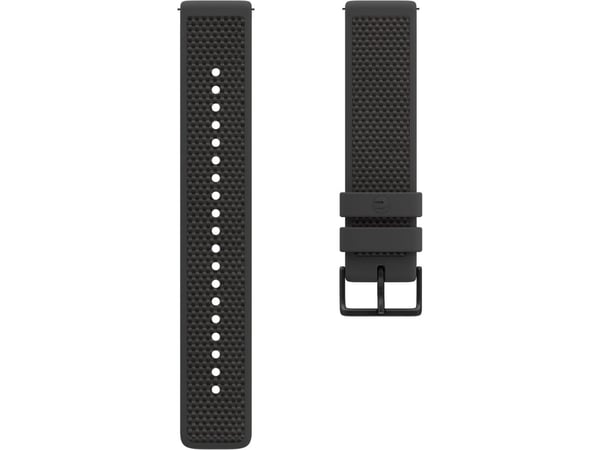 Polar 91085645, Urrem, Tekstil, Fluorelastomer, Rustfritt stål, Grå, 20 mm