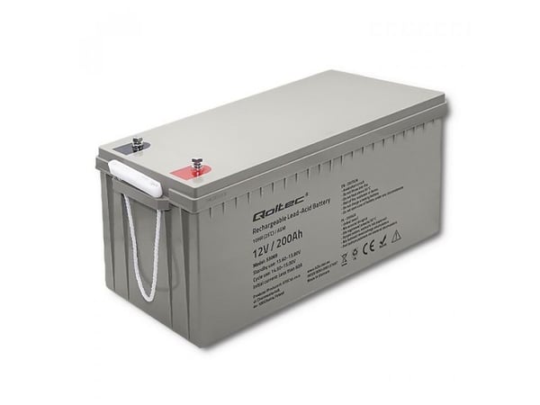 Qoltec AGM-batteri | 12V | 200Ah | max. 3000A