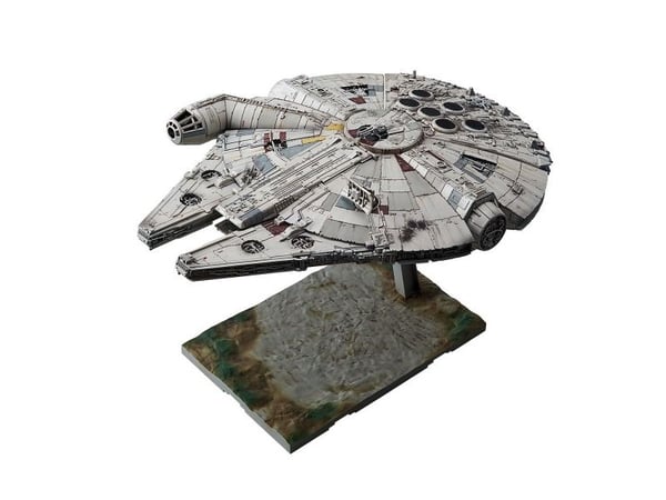 Revell Bandai Millennium Falcon, Spaceship model, Monteringssett, 1:144, Millennium Falcon, Alle kjønn, 196 stykker