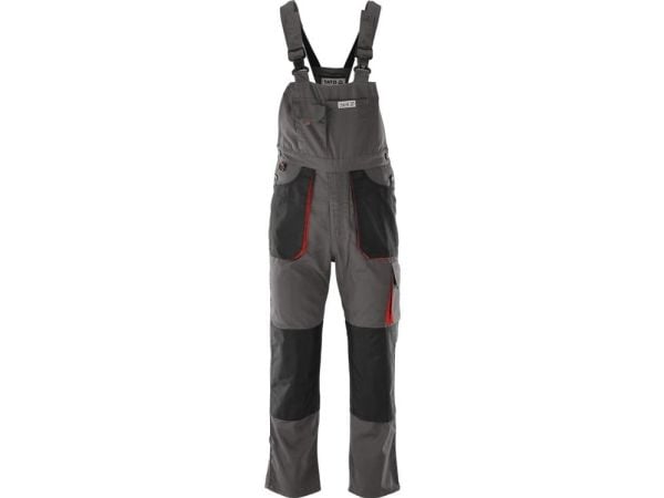 Yato YT-80293, Snekkerbukse, Grå, XL, Polen, Bomull, Polyester, 270 g/m²