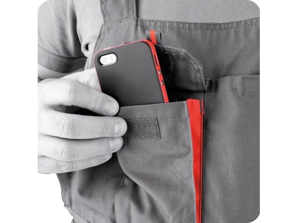 Yato YT-80293, Snekkerbukse, Grå, XL, Polen, Bomull, Polyester, 270 g/m²