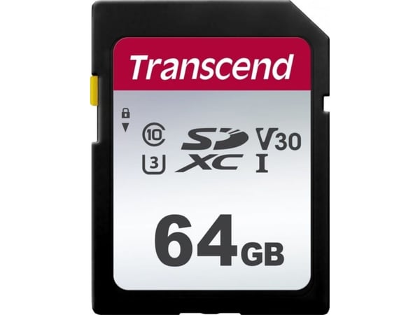 Transcend 300S SDXC 64 GB Class 10 UHS-I/U1 V10 (1_751302) minnekort