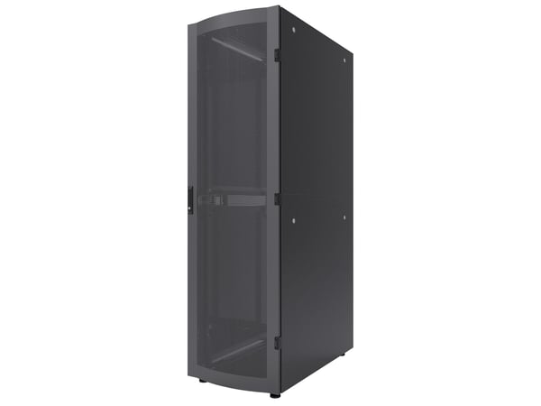 Intellinet 715201, Fristående rack, 42U, 1500 kg, Justerbara fötter, 121 kg, Svart