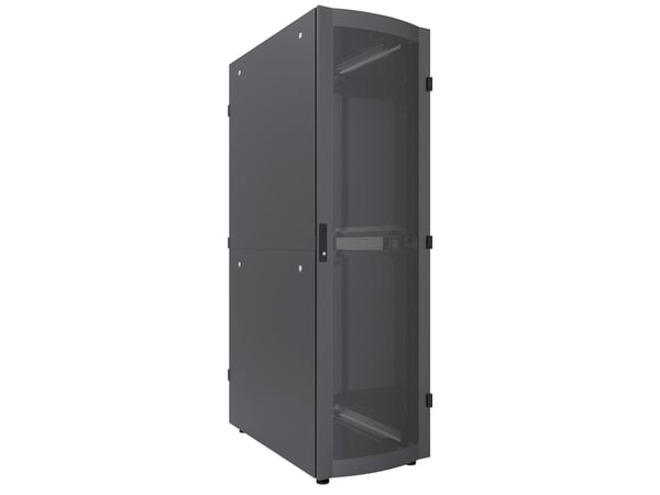 Intellinet 715201, Frittstående hylle, 42U, 1500 kg, Justerbare bein, 121 kg, Sort