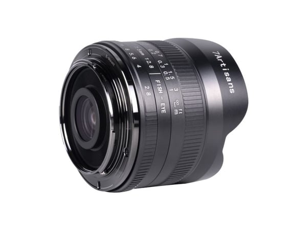 7Artisans 7.5mm F2.8 Mark II, Vidvinkelobjektiv med fisheye, 11/9, Nikon Z