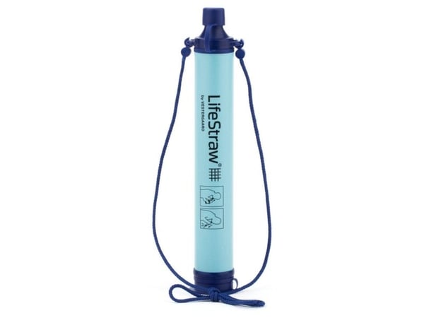 LifeStraw LSPSPMBWW, Halmvattenfilter, Blå, Ljusblå