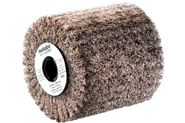 Metabo 623487000, Hiomalaikka, Alumiini, Terästä, Puu, Non-woven nylon, 5600 RPM, 2900 RPM, Ruskea