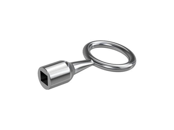 BASI 301V-9, Metallisk, 1 ben, 1 hoder, firkant, 9 mm, 31 g