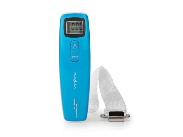 Nedis SCLU112BU, Elektronisk, 50 kg, Blå, Hvit, g, kg, Plast, 130 mm