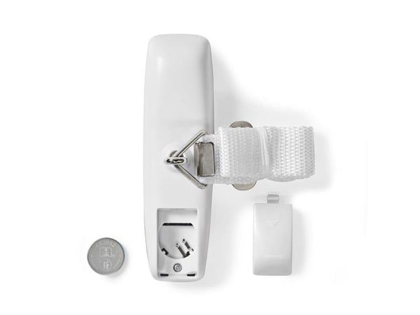 Nedis SCLU112BU, Elektronisk, 50 kg, Blå, Hvit, g, kg, Plast, 130 mm