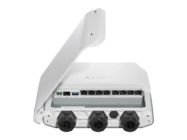 Mikrotik RB5009UPr+S+OUT, 2,5 Gigabit Ethernet, Gigabit Ethernet, Hvit