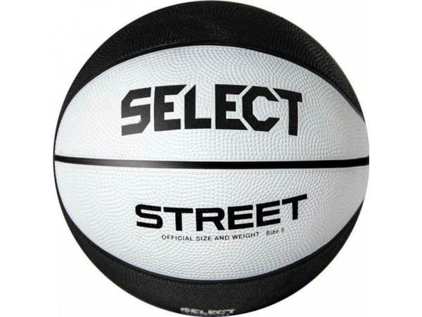 Basketballball Select Street 2023 hvit-svart 12074 - 5