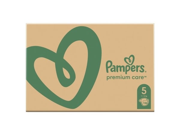 Pampers Premium Care 5 bleier, 11-16 kg, 148 stk.