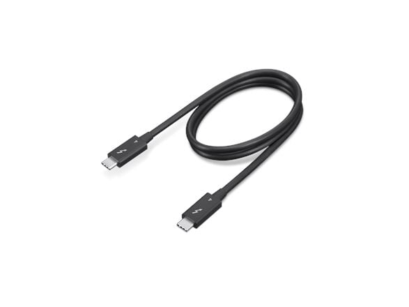 Lenovo - Thunderbolt-kabel - USB-C (hann) til USB-C (hann) - Thunderbolt 4 - 70 cm - 8K 60Hz støtte, 4K 60Hz støtte - svart