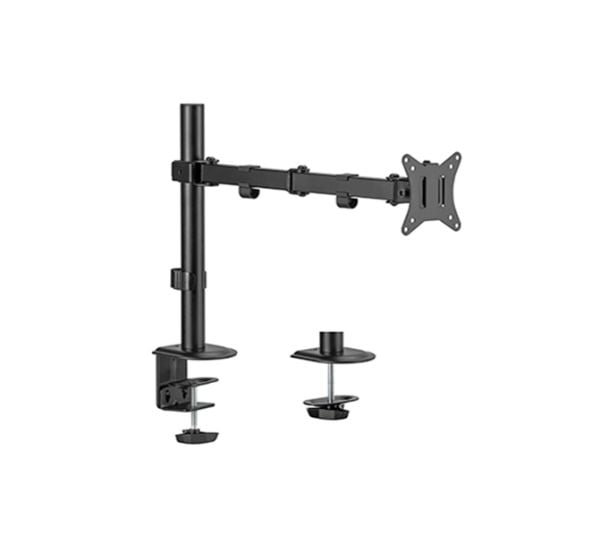 Gembird MA-D1-01 - Monteringssats - justerbar arm - för platt panel - rotera, luta, svänga, upp till 9 kg - stål, plast - svart av fin textur - skä...