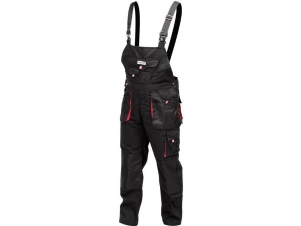Yato YT-8034, Snekkerbukse, Sort, XXL, Polen, Bomull, Polyester, 275 g/m²