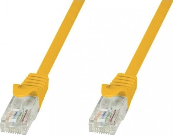 Techly ICOC CCA5U-200-YET, 20 m, Cat5e, U/UTP (UTP), RJ-45, RJ-45, Gult