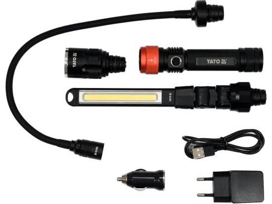YATO 3-in-1 TYÖPAJALAMPPU KASETISSA 380LM