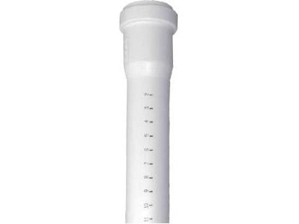 HTP-rör med 1 muff 32–250 mm vit