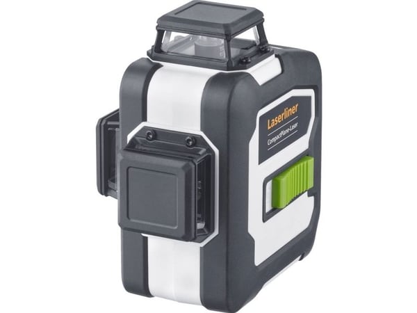 Laserliner CompactPlane-Laser 3G Pro, Laseravstandsmåler, Sort, Grønn, Grå, IP40, 30 m, 0,35 mm, 515 nm