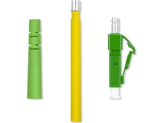 Qoltec - Nettverkkontakt - LC/APC-enkeltmodus - fiberoptisk - 2 mm (en pakke 200)