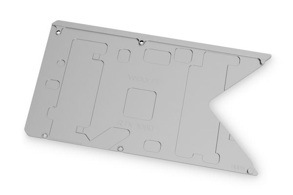 EK Water Blocks 3831109836637, Bakplate, Aluminium, Sølv, EK-Quantum Vector FE RTX 3080