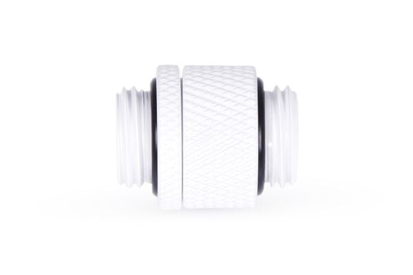 Alphacool 17489, Slangekontakt, Messing, Hvit, 1/4", CE, FC, RoHS, 22 mm