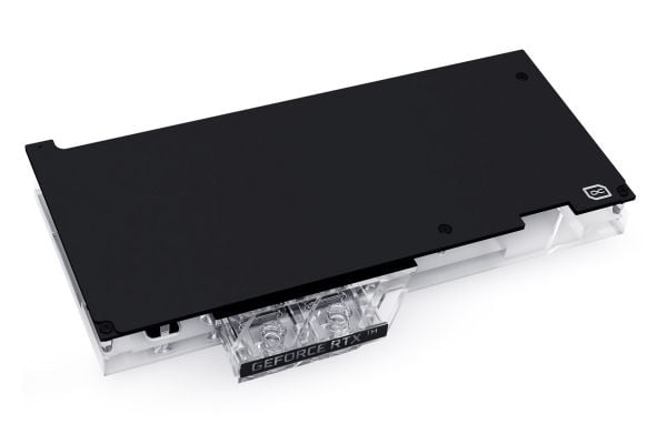 Alphacool 11970, Vannblokk + Bakplate, Akryl, Sort, Gjennomsiktig, 1/4", 3-pin, Grafikkort