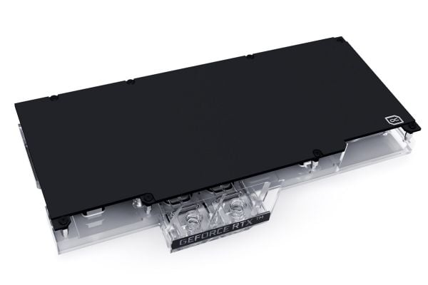 Alphacool 11967, Vannblokk + Bakplate, Akryl, Aluminium, Sort, Gjennomsiktig, 1/4", 3-pin, Grafikkort