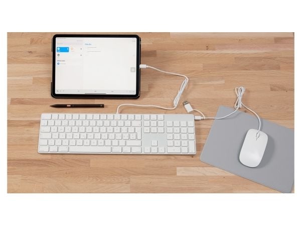 LMP 22293, Täysikokoinen (100 %), USB, QWERTY, Hopea