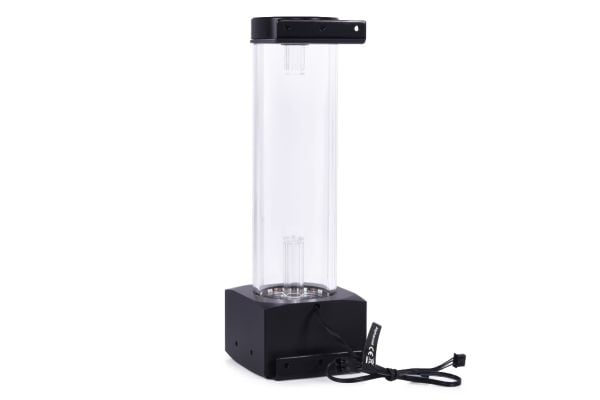 Alphacool 15394, Reservoar, Akryl, Sort, Gjennomsiktig, 3-pin, 1/4", 60 °C