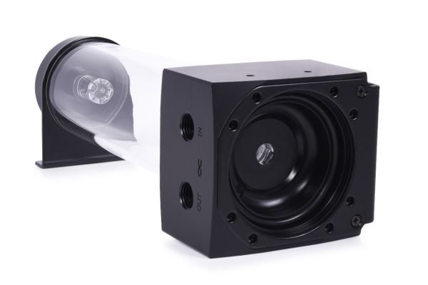 Alphacool 15394, Reservoar, Akryl, Sort, Gjennomsiktig, 3-pin, 1/4", 60 °C