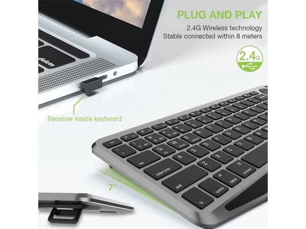 Techly Dual Keyboard -näppäimistö (365375)
