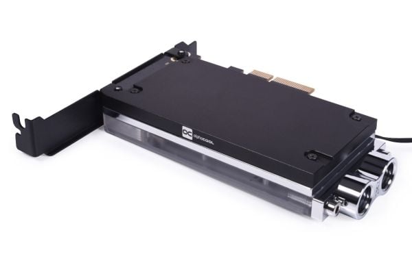Alphacool Core M.2 NVMe PCIe 4.0 vätskekylare, ARGB - schwarz