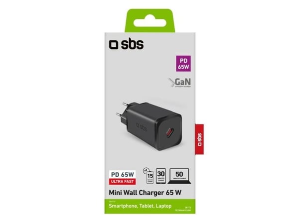 SBS TETRGAN1C65W, Sisätila, AC, Musta