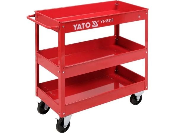 Yato YT-55210, Stål, Röd, 130 kg, 3 galler, 10 cm, Fast, Sväng